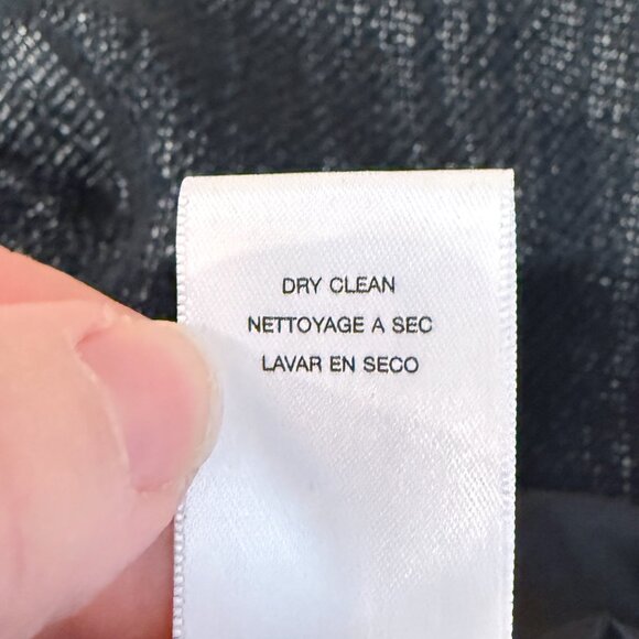 Michael Kors Tweed Pencil Knee Length Skirt Black White Classic Lined Career 10 - Picture 7 of 11